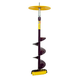 Teleskopický vrtací šnek Volžanka NERO 150mm (pravotočivý) pro vrtačku (šroubovák) s adaptérem