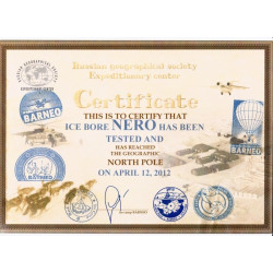 Vrták do ledu Volžanka NERO levotočivý - průměr 150 mm